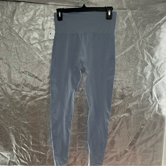 Set active light blue high rise seamless leggings M - Picture 8 of 11
